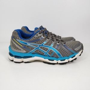 ASICS Womens 7.5 Gel Kayano 19 Running Shoes Blue